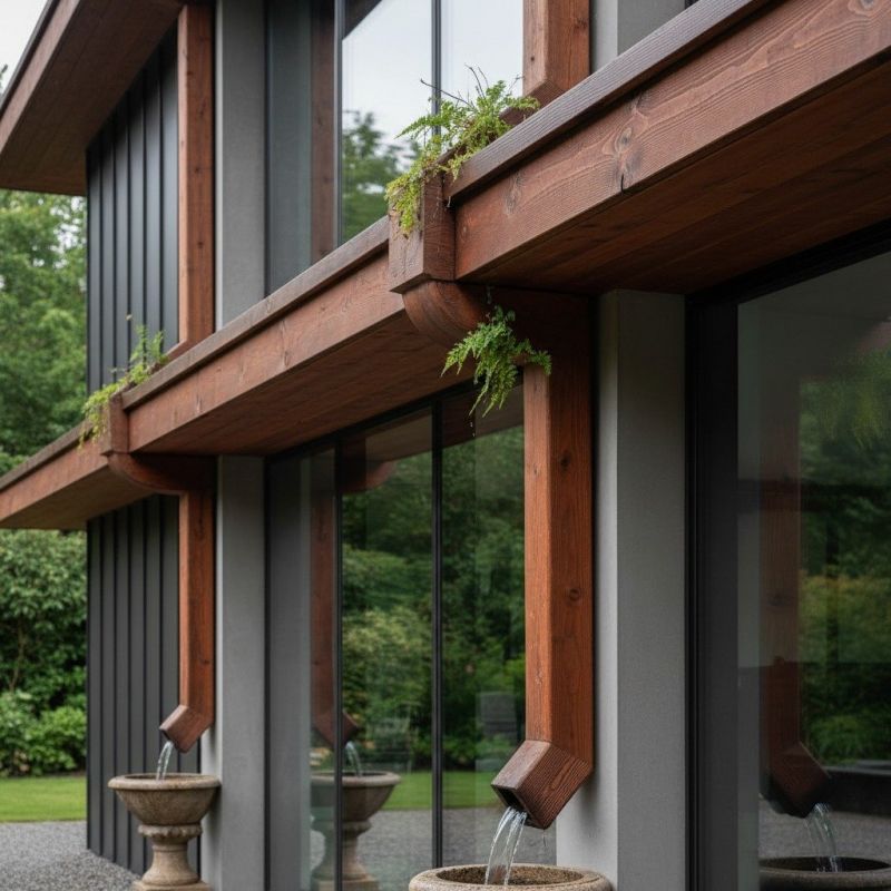 Wood Rain Gutter Installation in Mcdonough, GA